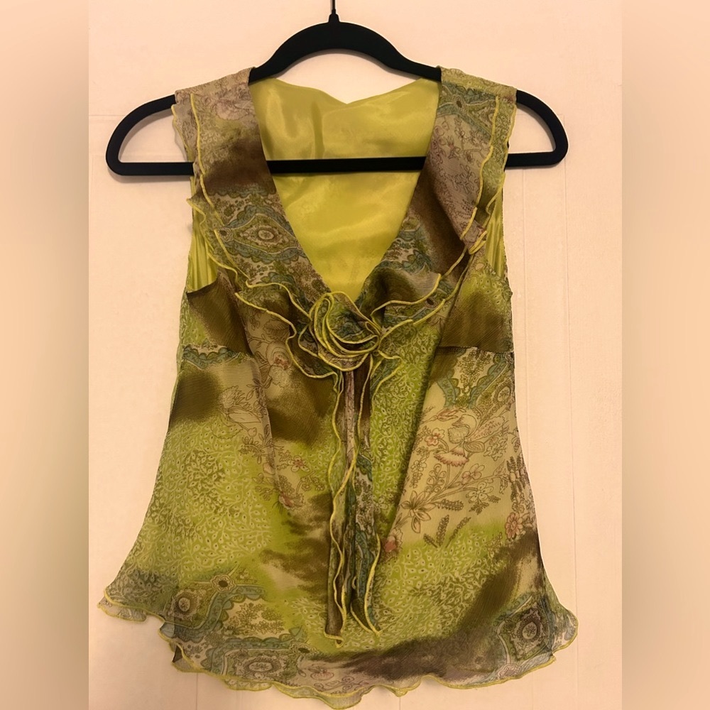 Floral Silk Blouse